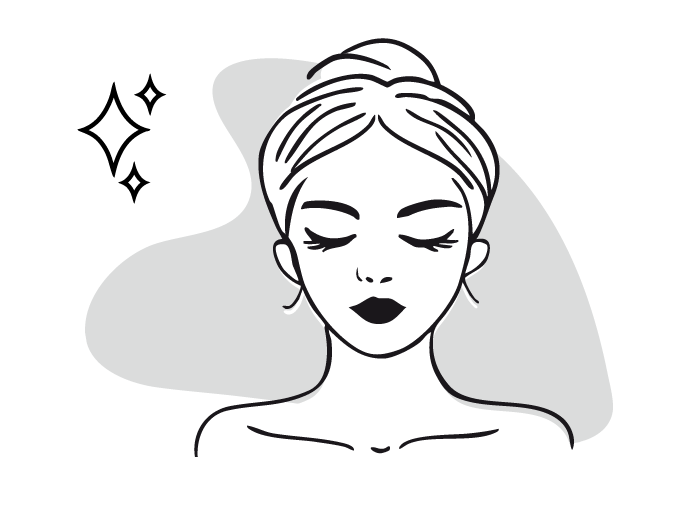 Luminosità naturale – icona viso radioso