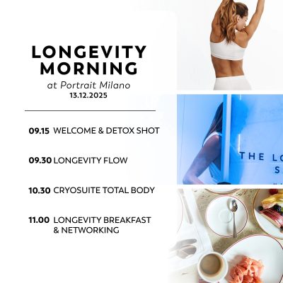 Longevity Morning at Portrait Milano