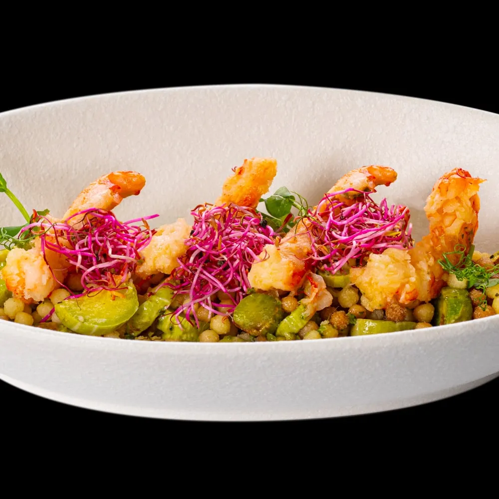 Fregola Con Gamberi E Bottarga