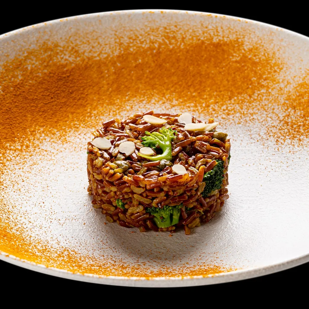 Red Rice Con Broccoli